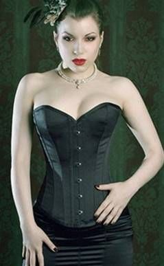 L2341 - Corselet overbust preto