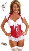 L2546A - Corselet underbust vermelho c/ alças